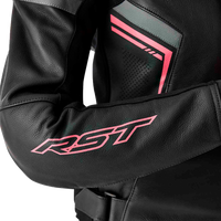 Women's S-1 D3O Leather Jacket — Black/White