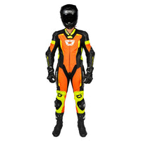 Sector Pro Air 1-Piece Leather Suit — Black/White