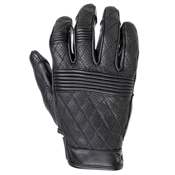 Scrapper Short Cuff Leather Gloves — Black