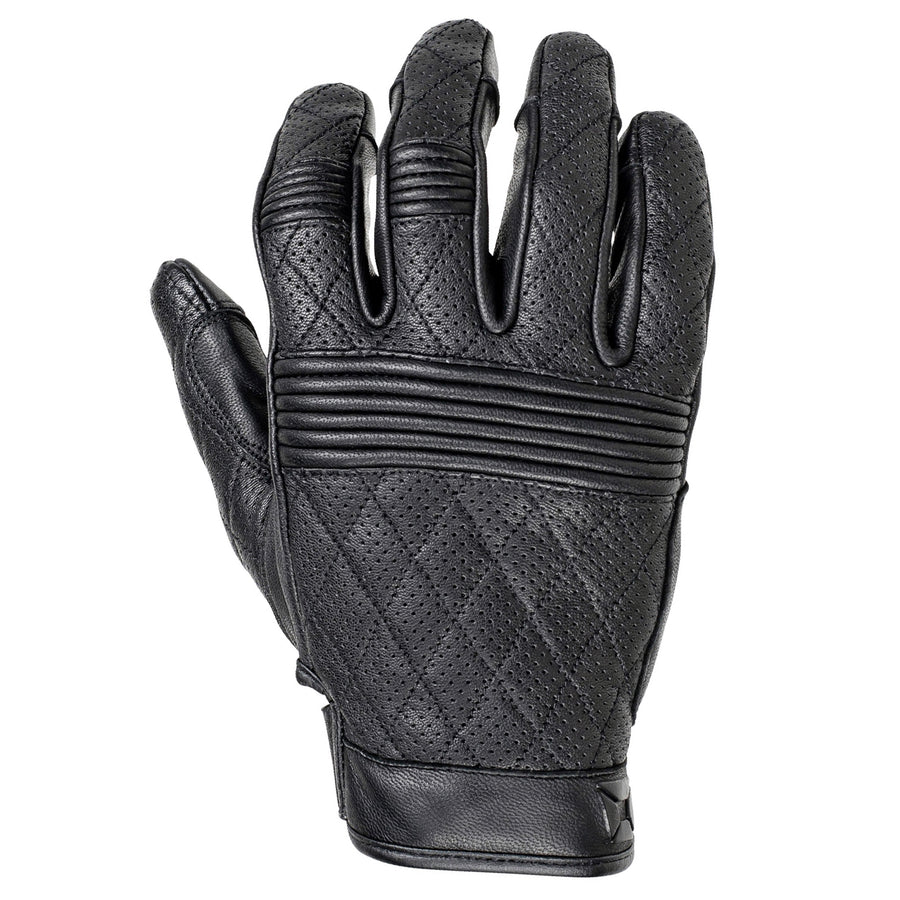 Scrapper Short Cuff Leather Gloves — Black