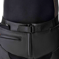 T2 D3O Leather Pants — Black