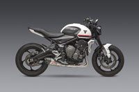 Yoshimura Race AT2 Stainless Full Exhaust w/ Stainless Muffler, Triumph Trident 660 2021–2023