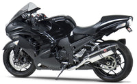 Yoshimura Race R-77 Stainless Dual Slip-On Exhaust w/ Stainless Muffler, Kawasaki Ninja ZX-14R 2012–2025