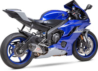 Yoshimura Street AT2 Stainless Slip-On Exhaust w/ Stainless Muffler, Yamaha YZF-R6 2006–2020