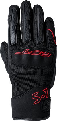 S-1 Mesh CE Gloves — Black/Neon Green