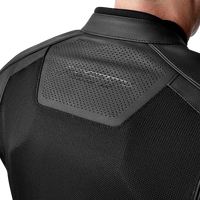 S-1 Mesh D3O Leather Jacket — Black