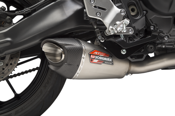 Yoshimura Race AT2 Stainless Full Exhaust w/ Stainless Muffler, Yamaha MT-09 / FZ-09 / XSR900 2021–2026