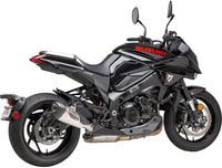 Yoshimura Street ALPHA-T Stainless Slip-On Exhaust w/ Stainless Muffler, Suzuki Katana 2020