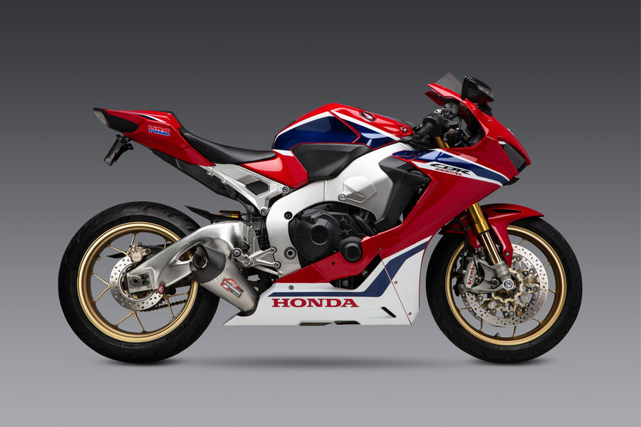 Yoshimura Street AT2 Stainless Slip-On Exhaust w/ Stainless Muffler, Honda CBR1000RR 2017–2026