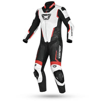 Revo RR 1-Piece Leather Suit — Black/Red