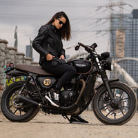 Women's Hoyden Leather Jacket — Black