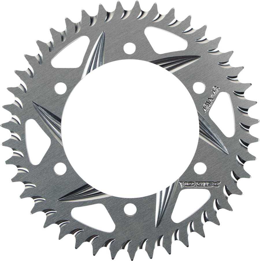 520 Conversion Kit, Suzuki GSX-R750 1996–1997 (16/43): Vortex Rear Sprocket, Aluminum, Style 491A (520)