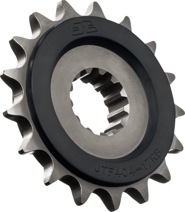 JT Front Sprocket, Steel Rubber-cushioned, Style JTF404 (525) — 17T