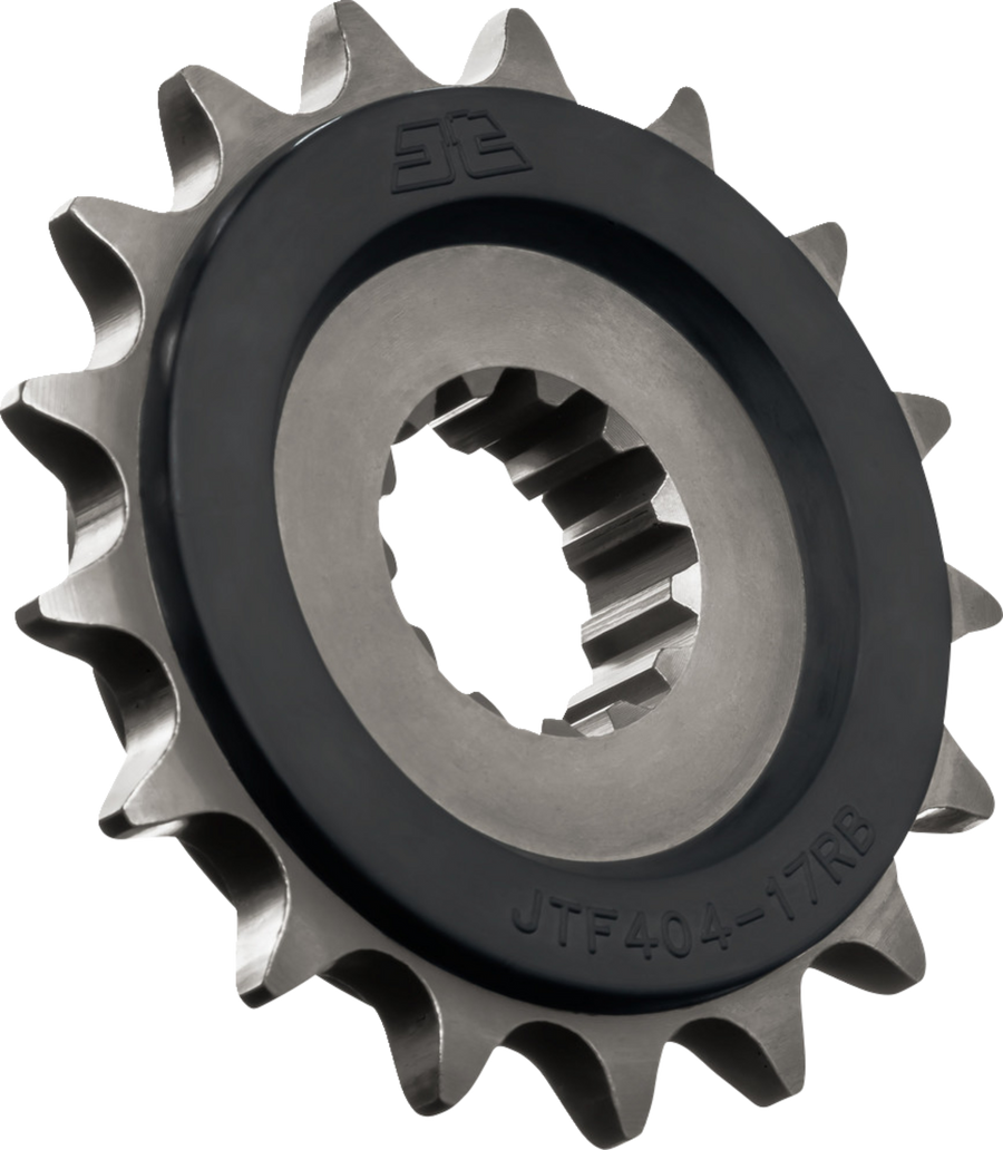 JT Front Sprocket, Steel Rubber-cushioned, Style JTF404 (525) — 17T