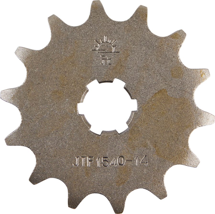 JT Front Sprocket, Steel, Style JTF1540 (420) — 14T