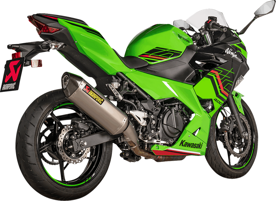 Akrapovic Slip-On Line (Titanium), Kawasaki Ninja 400 2018–2024