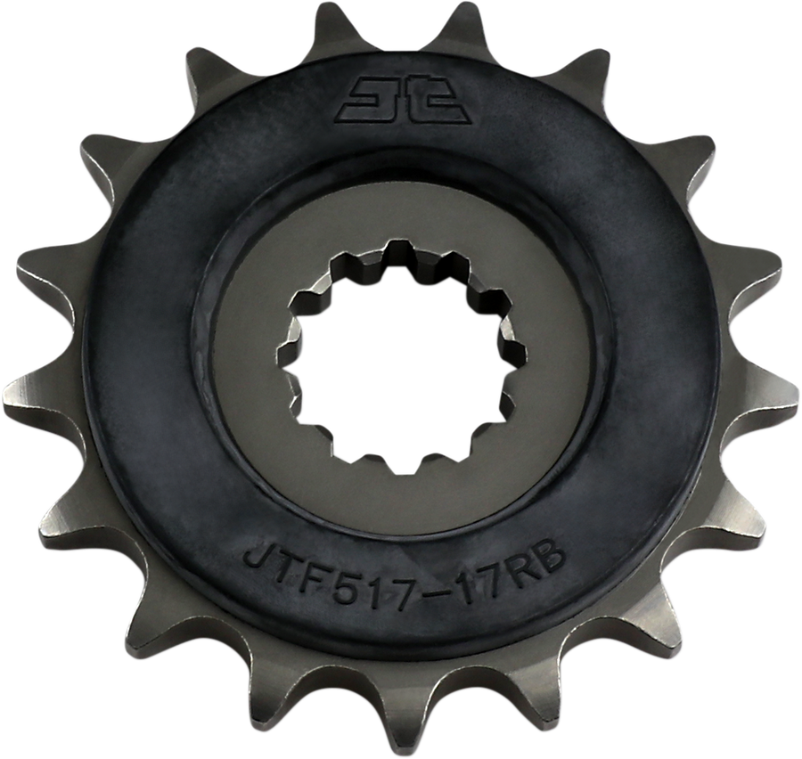 JT Front Sprocket, Steel Rubber-cushioned, Style JTF517 (530) — 17T