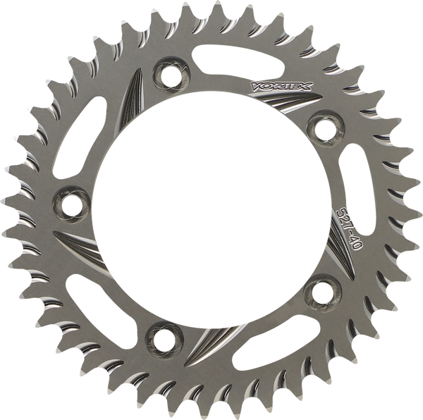 Vortex Rear Sprocket, Aluminum, Style 527 (530) — 40T