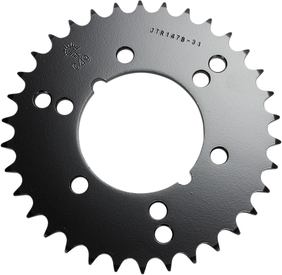 JT Rear Sprocket, Steel, Style JTR1478 (520) — 34T