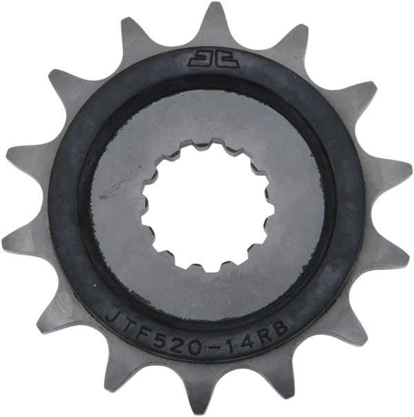 JT Front Sprocket, Steel Rubber-cushioned, Style JTF520 (525) — 14T