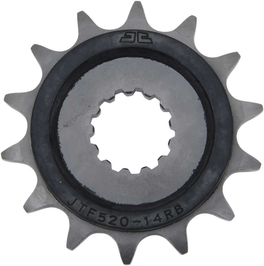 JT Front Sprocket, Steel Rubber-cushioned, Style JTF520 (525) — 14T