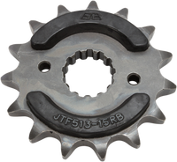 JT Front Sprocket, Steel Rubber-cushioned, Style JTF513 (530) — 15T