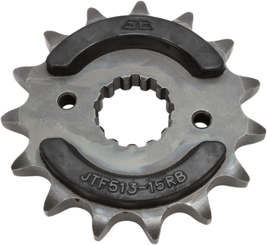 JT Front Sprocket, Steel Rubber-cushioned, Style JTF513 (530) — 15T