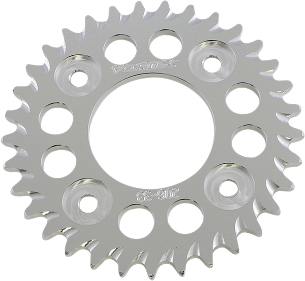 Vortex Rear Sprocket, Aluminum, Style 206 (420) — 33T