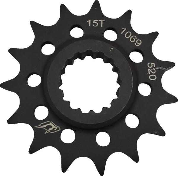 Driven Front Sprocket, Steel, Style 1069 (520) — 15T