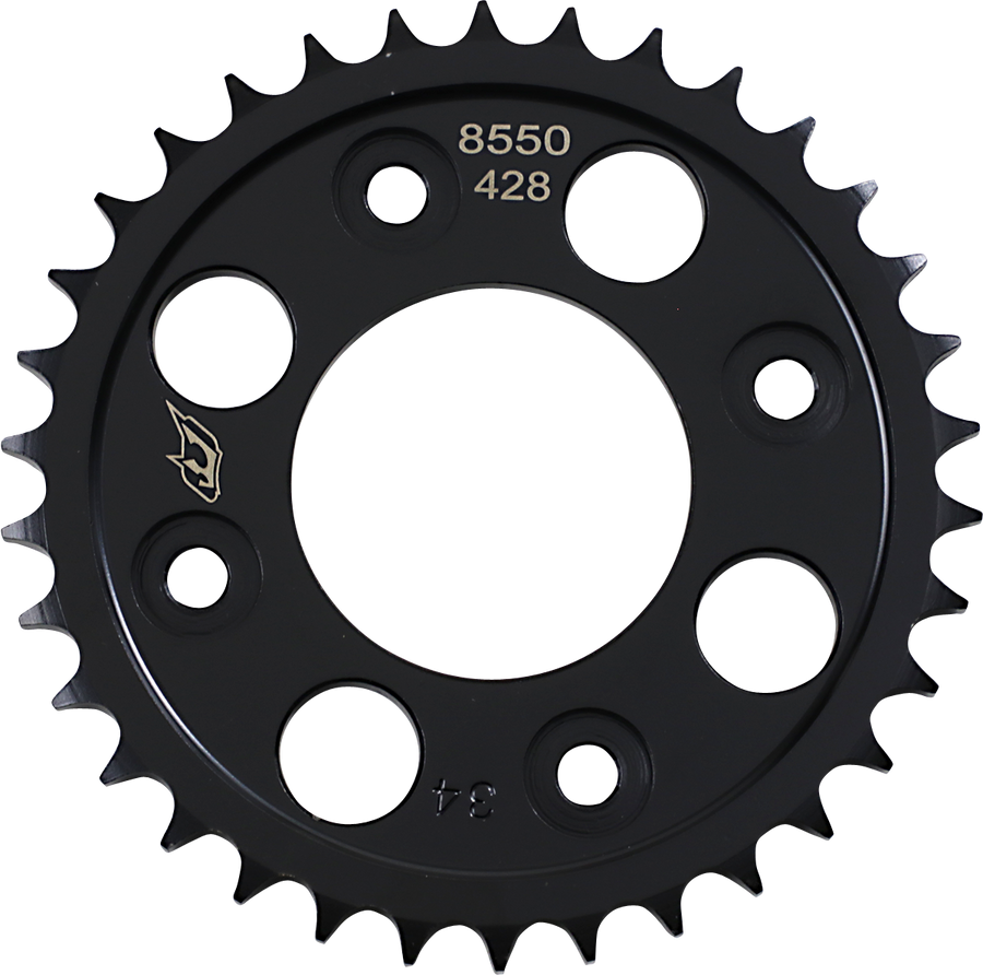 Driven Rear Sprocket, Steel, Style 8550 (428) — 34T