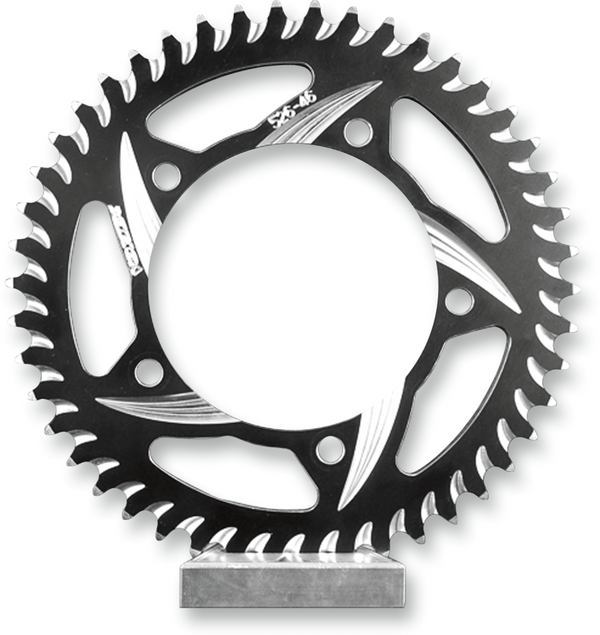 Vortex Rear Sprocket, Aluminum CAT5, Style 527 (530) — 42T Black