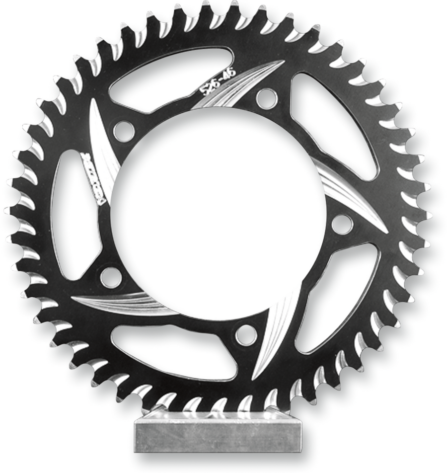 Vortex Rear Sprocket, Aluminum CAT5, Style 527 (530) — 42T Black