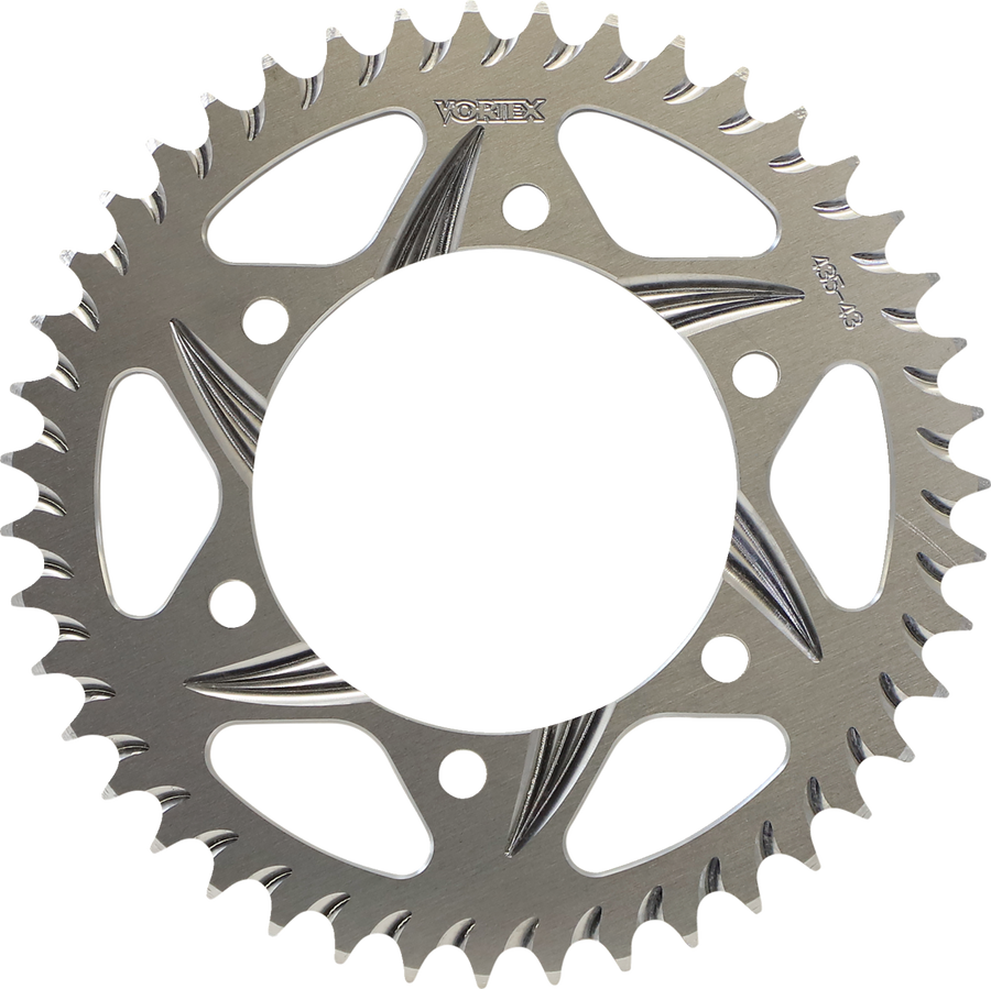 Vortex Rear Sprocket, Aluminum, Style 435 (520) — 43T