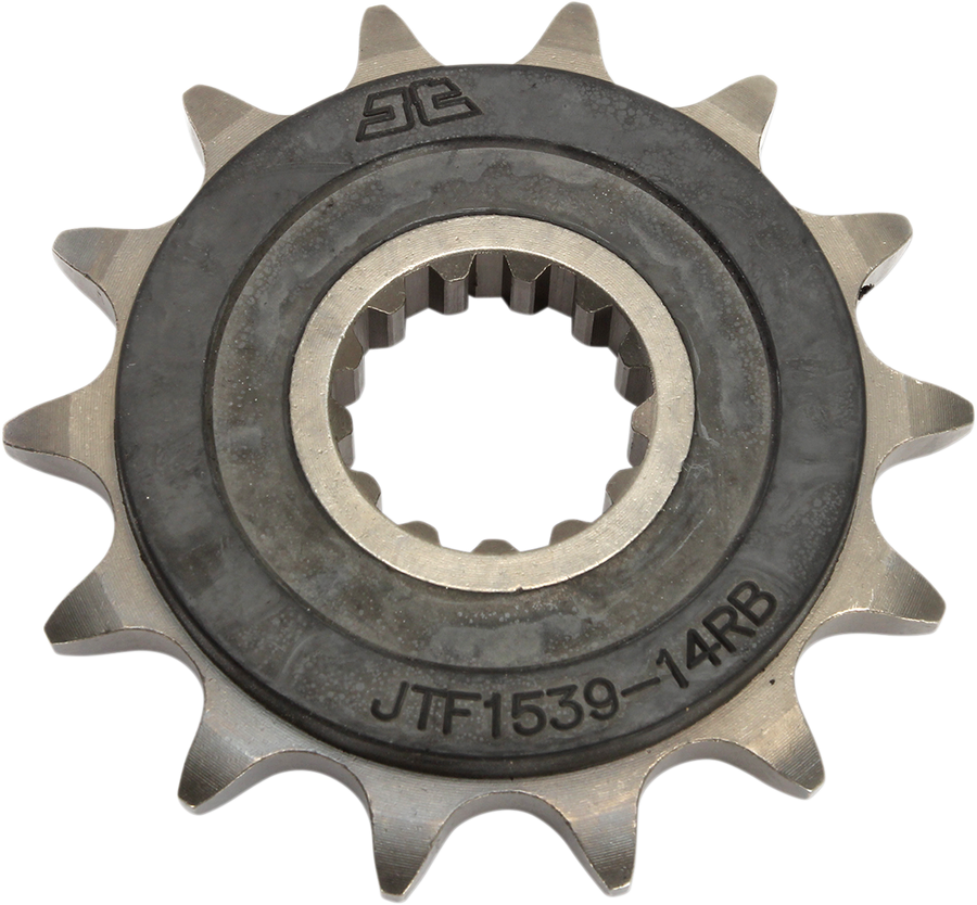 JT Front Sprocket, Steel Rubber-cushioned, Style JTF1539 (520) — 14T