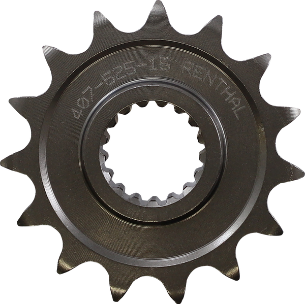 Renthal Front Sprocket, Steel, Style 407 (525) — 15T