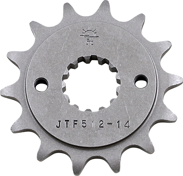 JT Front Sprocket, Steel, Style JTF512 (520) — 14T
