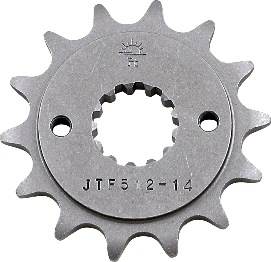 JT Front Sprocket, Steel, Style JTF512 (520) — 14T