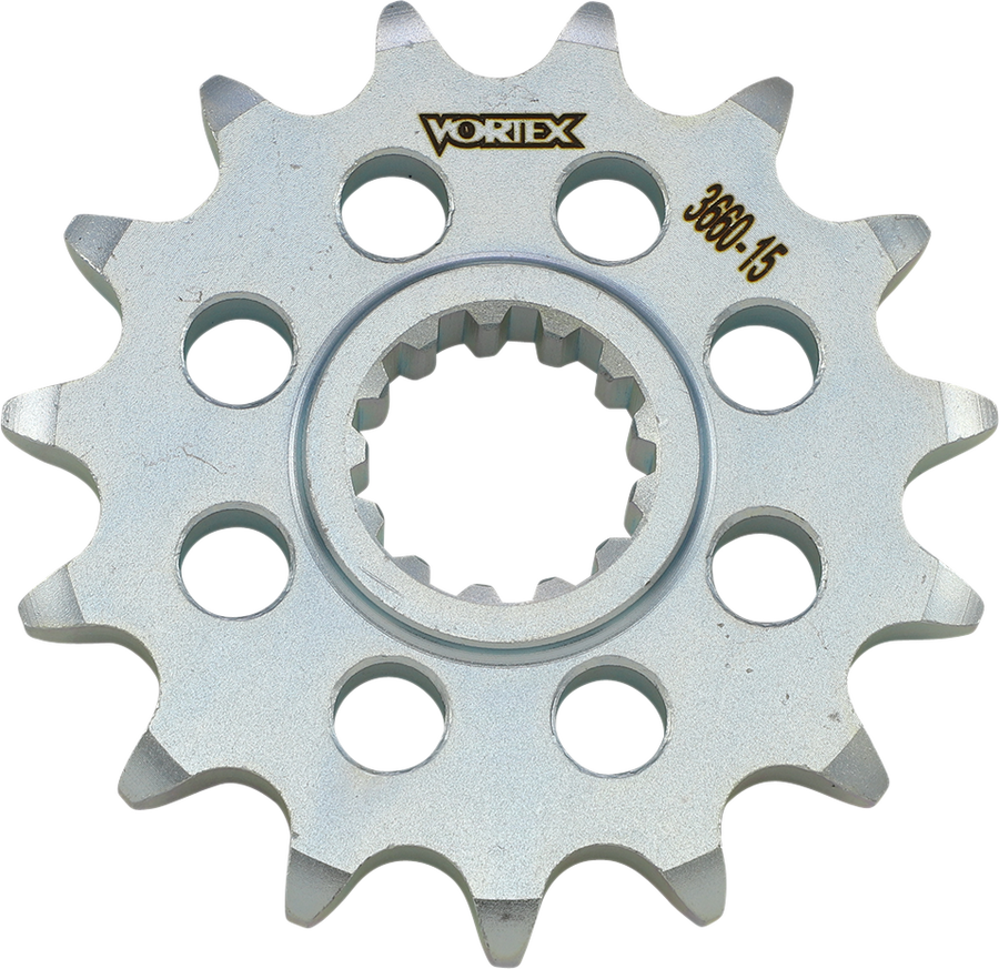 Vortex Front Sprocket, Steel, Style 3660 (525) — 15T