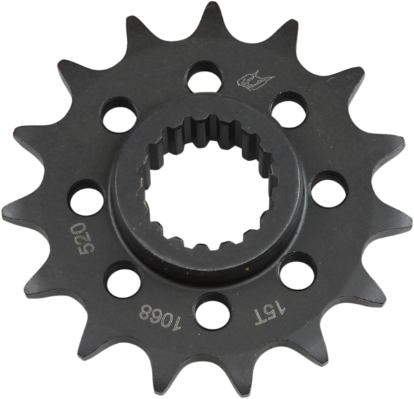 Driven Front Sprocket, Steel, Style 1068 (520) — 15T