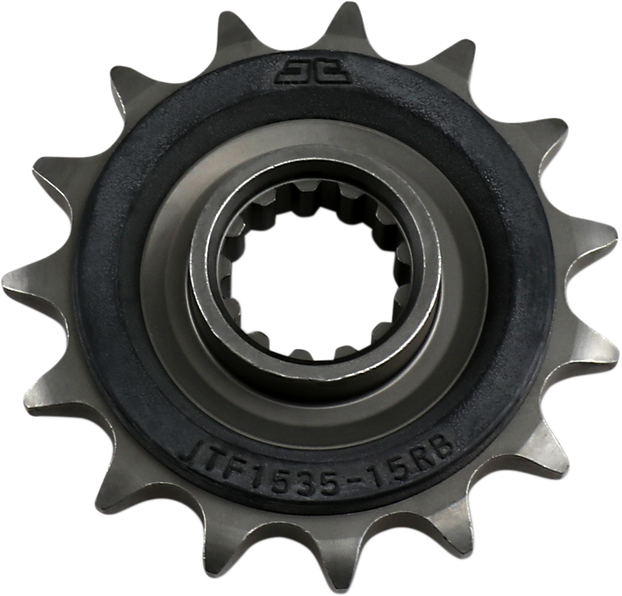 JT Front Sprocket, Steel Rubber-cushioned, Style JTF1535 (525) — 15T