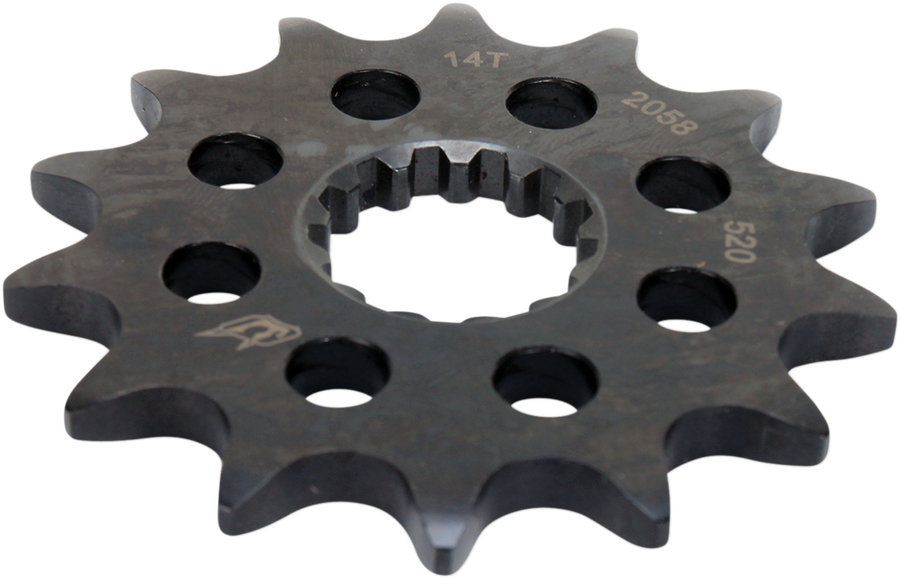 Driven Front Sprocket, Steel, Style 2058 (520) — 14T