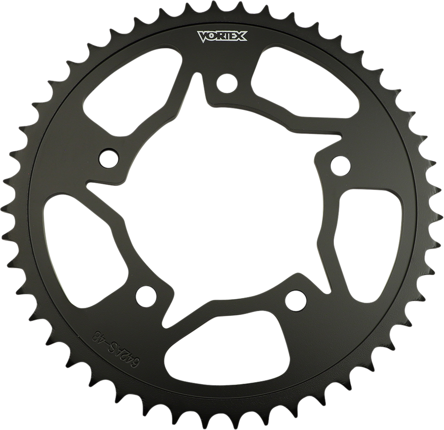 520 Conversion Kit, Yamaha YZF-R6 1999–2002 (16/48): Vortex Rear Sprocket, Steel, Style 642A (520)