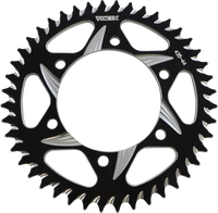 Vortex Rear Sprocket, Aluminum CAT5, Style 435 (520) — 44T Black