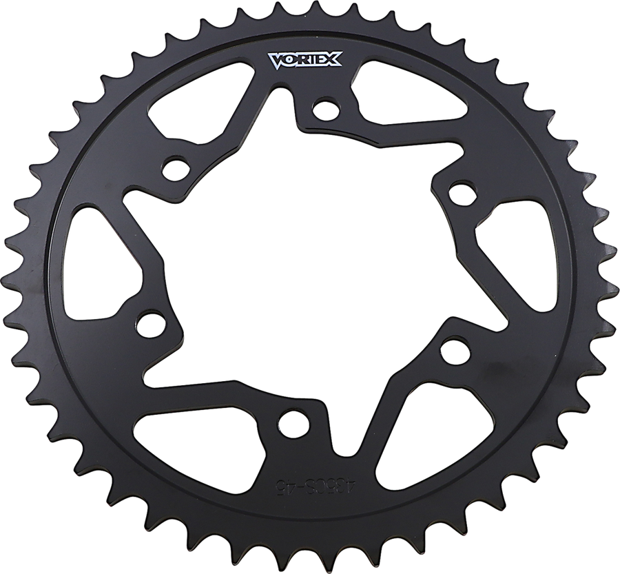 Vortex Rear Sprocket, Steel, Style 435C (525) — 45T