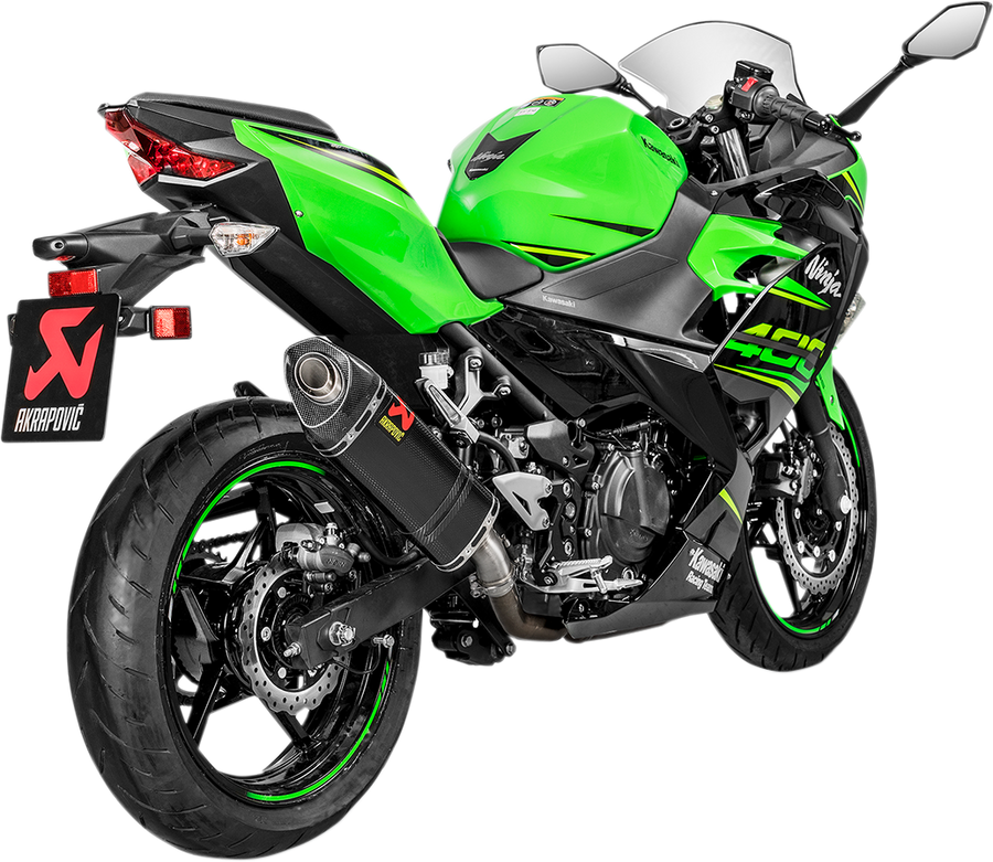 Akrapovic Slip-On Line (Carbon), Kawasaki Ninja 400 2018–2024