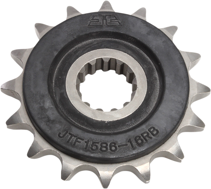 JT Front Sprocket, Steel Rubber-cushioned, Style JTF1586 (525) — 16T