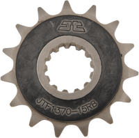 JT Front Sprocket, Steel Rubber-cushioned, Style JTF1370 (525) — 15T