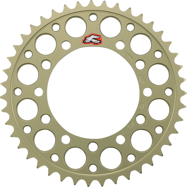Renthal Rear Sprocket, Aluminum Ultralight, Style 210 (525) — 43T