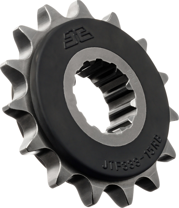 JT Front Sprocket, Steel Rubber-cushioned, Style JTF333 (530) — 15T
