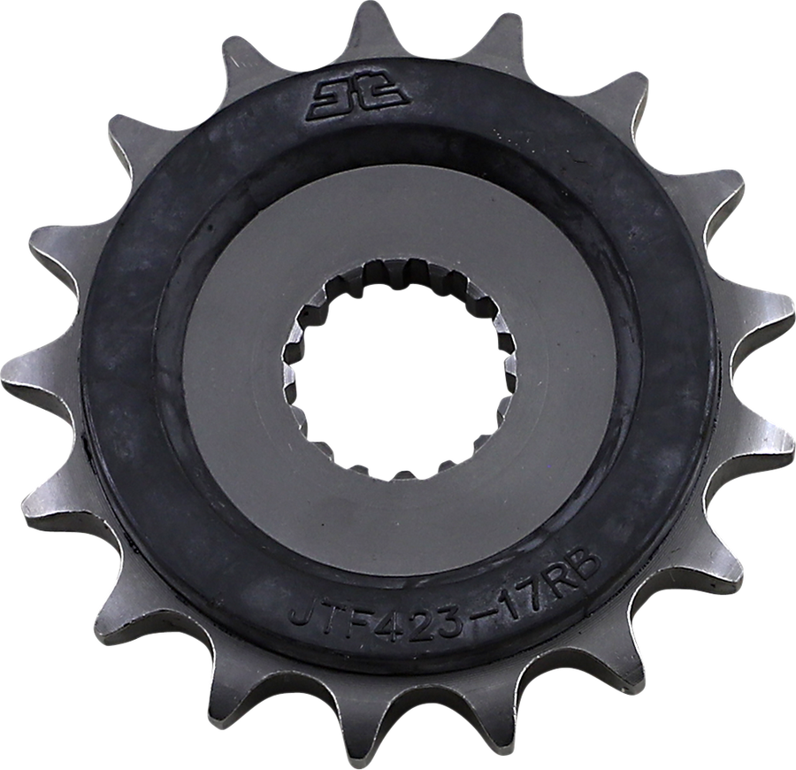JT Front Sprocket, Steel Rubber-cushioned, Style JTF423 (530) — 17T